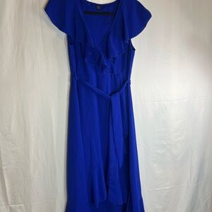 Shein  Blue Ruffle Dress Size L NWOT Lot